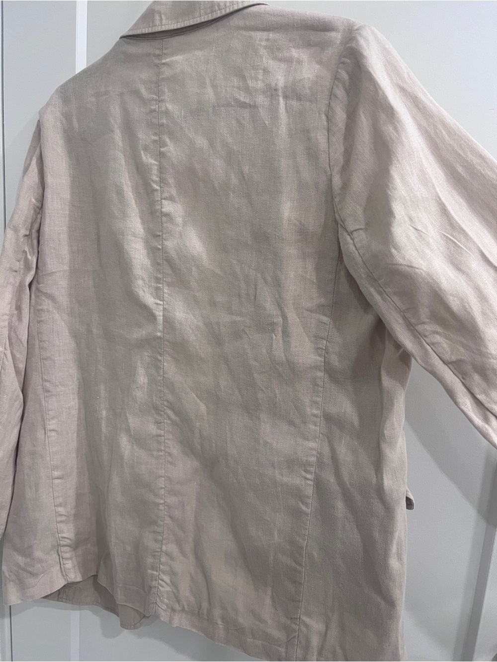 NAIF Beige Linen Blazer - Picture 2 of 5